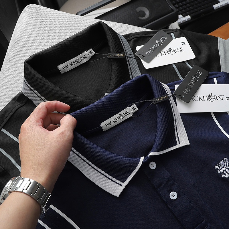 25472_z5945835098367-4695bb3445ab1a3839aaf5d27415039e_20241019165550-1.jpg Áo Thun Nam Cổ Bẻ Pack Horse Logo Thêu Nổi In Chữ Holy Trinity (Có Size 3x) - CS235