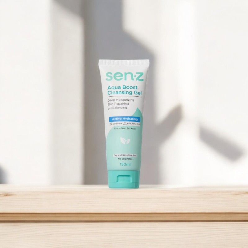 Giá sỉ sữa Rửa Mặt Senz Aqua Boost Cleansing Gel Chiết Xuất Trà Xanh 150ml - Sữa Rửa Mặt Cho Da Khô Giá sỉ sữa Rửa Mặt Senz Aqua Boost Cleansing Gel Chiết Xuất Trà Xanh 150ml - Sữa Rửa Mặt Cho Da Khô