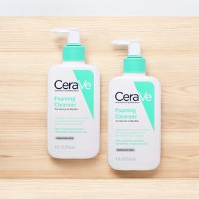 Sữa Rửa Mặt Cerave Foaming Cleanser Xanh Ngọc Nhỏ 236ml - Dành Cho Da Thường Đến Da Dầu