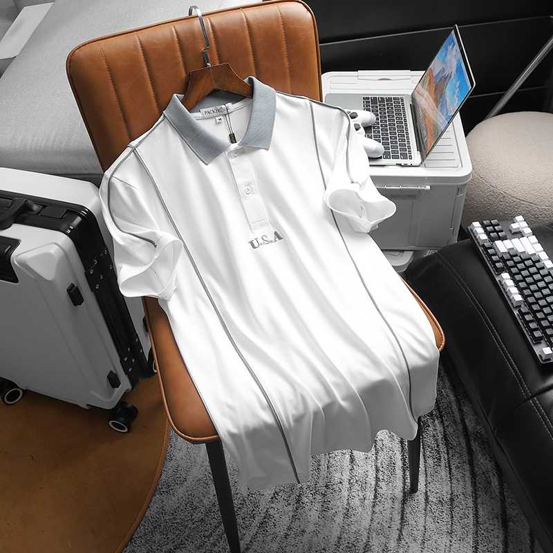 25588_z5953381743405-34ea7e2f61fa9a01daf54066452d96bb_20241102100033-12.jpg Áo Thun Nam Cổ Bẻ Pack Horse Thêu Nổi Chữ U.S.A (Có Size 3x) - CS236