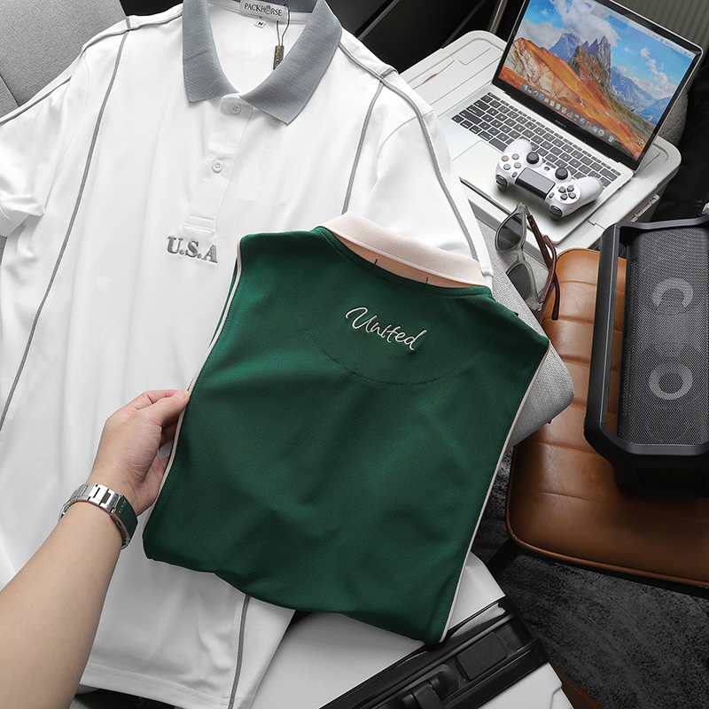 25588_z5953381756031-9710c423162d78587a1499a3d81d3d9d_20241102100034-12.jpg Áo Thun Nam Cổ Bẻ Pack Horse Thêu Nổi Chữ U.S.A (Có Size 3x) - CS236