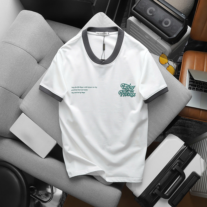 25592_z5988130741377-12368265f0361111a2dd79a43c34720f_20241102114136-12.jpg Áo Thun Nam Cổ Tròn Pack Horse In Nổi Chữ Enjoy The Process (Có Size 3x) - AB523