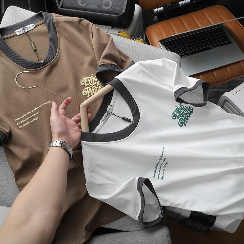 25592_z5988130765850-a56febb5e30a64f50140d99c3e0ccde6_20241102114137-12.jpg Áo Thun Nam Cổ Tròn Pack Horse In Nổi Chữ Enjoy The Process (Có Size 3x) - AB523