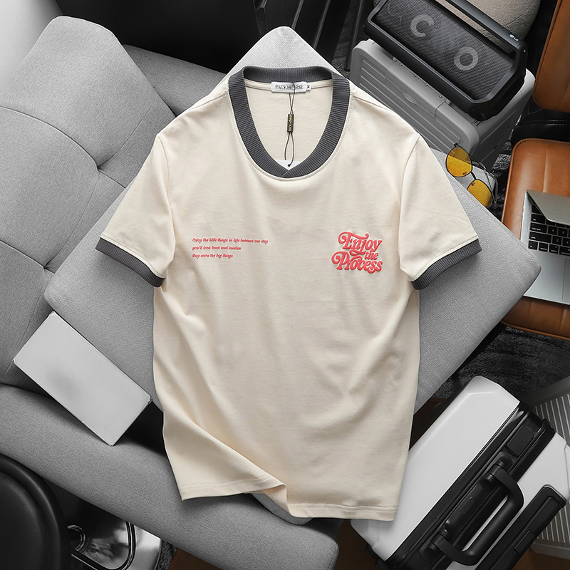 25592_z5988130813857-c3366c58cfced30d3d50b0f927e78227_20241102114140-12.jpg Áo Thun Nam Cổ Tròn Pack Horse In Nổi Chữ Enjoy The Process (Có Size 3x) - AB523