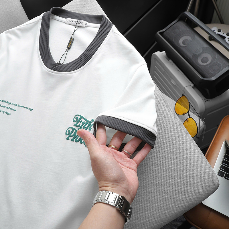25592_z5988130836372-e66b92b24ae8fd35a009d6b249111893_20241102114141-12.jpg Áo Thun Nam Cổ Tròn Pack Horse In Nổi Chữ Enjoy The Process (Có Size 3x) - AB523