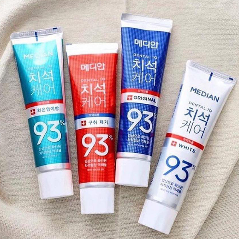 25595_sg-11134201-22100-xlgmxj9qktiv60_20241102161342-1.jpg Kem Đánh Răng Median Màu Xanh Ngọc Dental IQ 93% Tartar Protection Toothpaste Gum 120g - 8809585101445