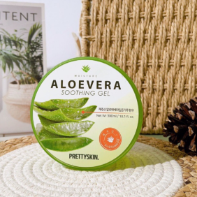 Gel Dưỡng Da Đa Năng Prettyskin Chiết Xuất Lô Hội Aloevera Soothing Gel 300ml