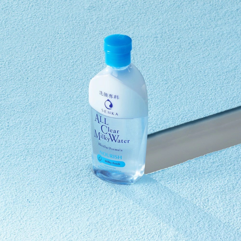25617_sdfsd_20241205182742-1.png Nước Tẩy Trang Hai Lớp Senka All Clear Milky Water Nourish Màu Xanh Dương 230ml - 4919978701208