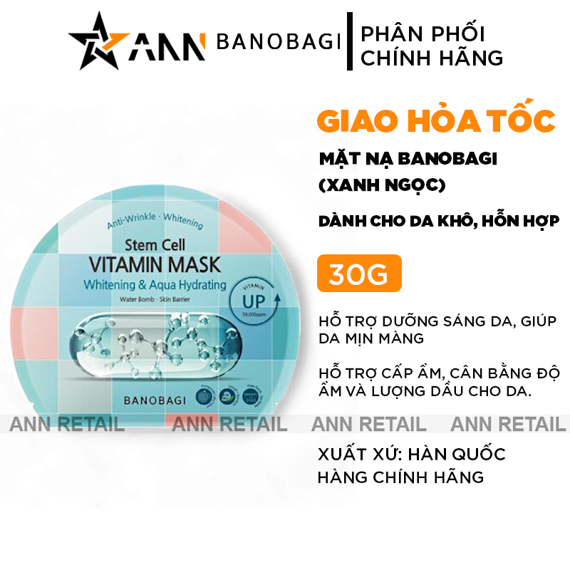 25640_25640-khung-shopee-ann-retail-moi-0410-20241106173242_20241107120852-1.png Mặt Nạ Banobagi Màu Xanh Ngọc Vitamin Mask Whitening & Aqua Hydrating Hộp 10 Miếng - 8809486365465