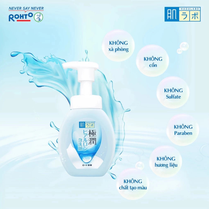 Sữa Rửa Mặt Hada Labo Gokujyun Moisturizing Foaming Wash Tạo Bọt Dưỡng Ẩm 160ml Sữa Rửa Mặt Hada Labo Gokujyun Moisturizing Foaming Wash Tạo Bọt Dưỡng Ẩm 160ml