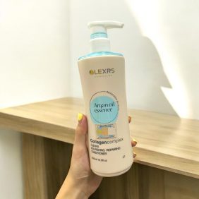 Combo Gội Xả Collagen Olexrs Argan Oil Essence Màu Xanh 500ml - Phiên Bản Mới 2024