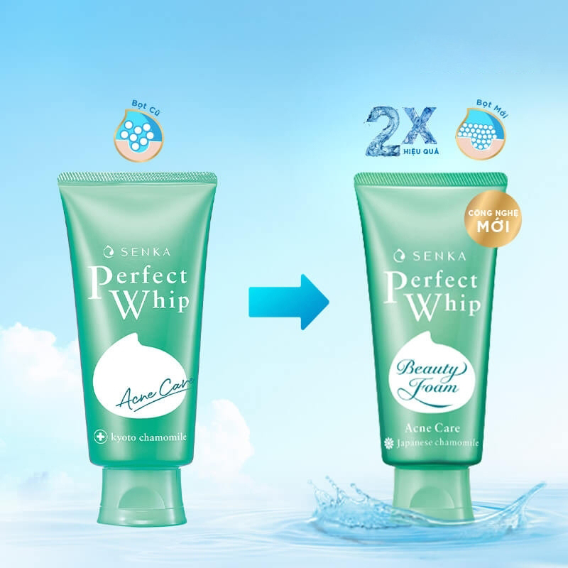 Bỏ sỉ sữa Rửa Mặt Senka Perfect Whip Màu Xanh Ngọc Giảm Mụn Mờ Thâm 100g Bỏ sỉ sữa Rửa Mặt Senka Perfect Whip Màu Xanh Ngọc Giảm Mụn Mờ Thâm 100g