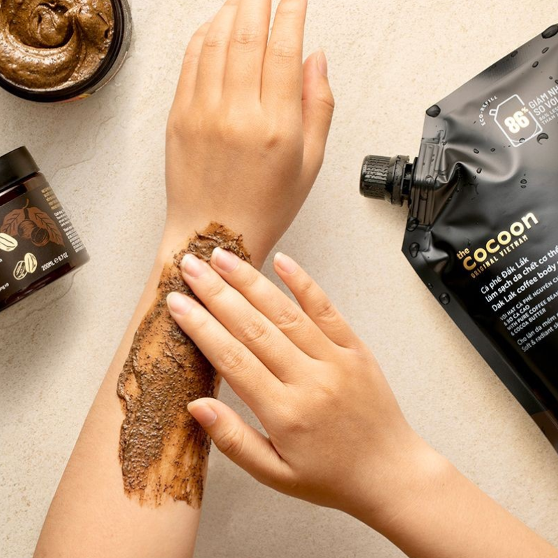 Shop sỉ tẩy Tế Bào Chết Cà Phê Cocoon Cho Body Dạng Túi Refill 600ml Shop sỉ tẩy Tế Bào Chết Cà Phê Cocoon Cho Body Dạng Túi Refill 600ml
