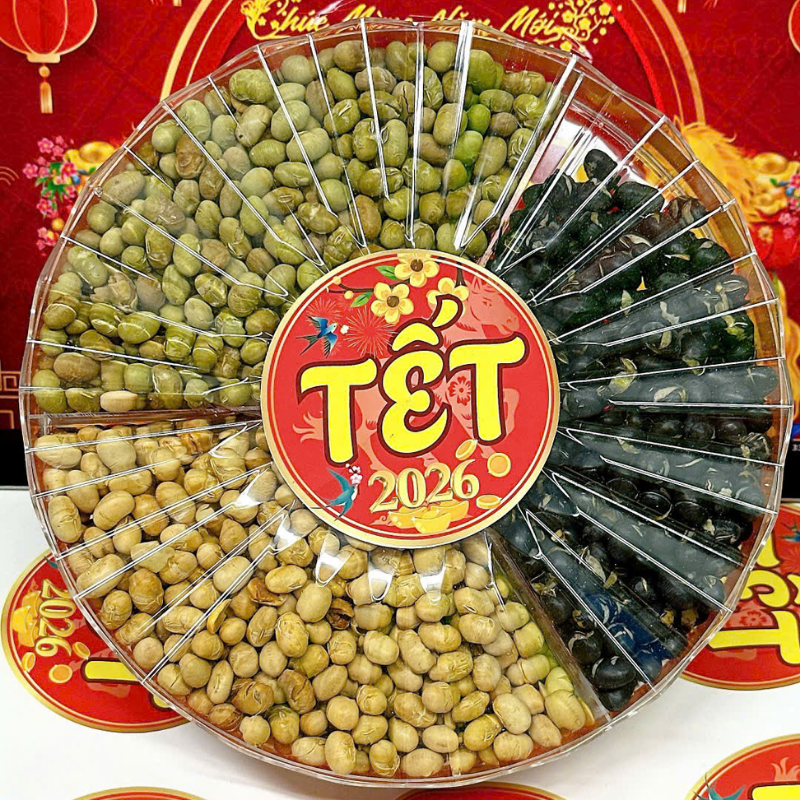 Kho sỉ set Hộp Mix Đậu 3 Vị (Đậu Đen, Đậu Xanh, Đậu Nành) Sun Khía 3 Ngăn 300G Hộp Tết Kho sỉ set Hộp Mix Đậu 3 Vị (Đậu Đen, Đậu Xanh, Đậu Nành) Sun Khía 3 Ngăn 300G Hộp Tết