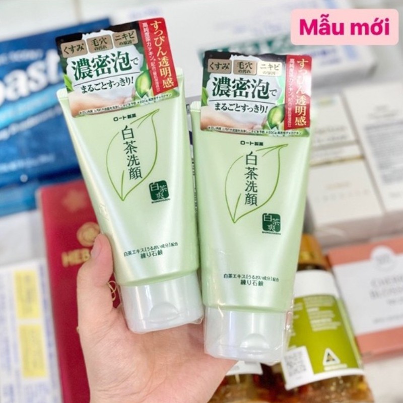 25758_srm-shirochasou-photoroom-1_20241114093616-2.jpg Sữa Rửa Mặt Rohto Shirochasou Trà Xanh Nhật Bản 120g - 4987241122622