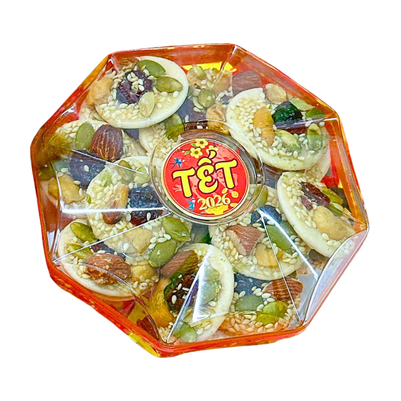 Bỏ sỉ hộp Bánh Đồng Tiền Việt Quất Bác Giác 170G Hộp Quà Tết 2026 Bỏ sỉ hộp Bánh Đồng Tiền Việt Quất Bác Giác 170G Hộp Quà Tết 2026