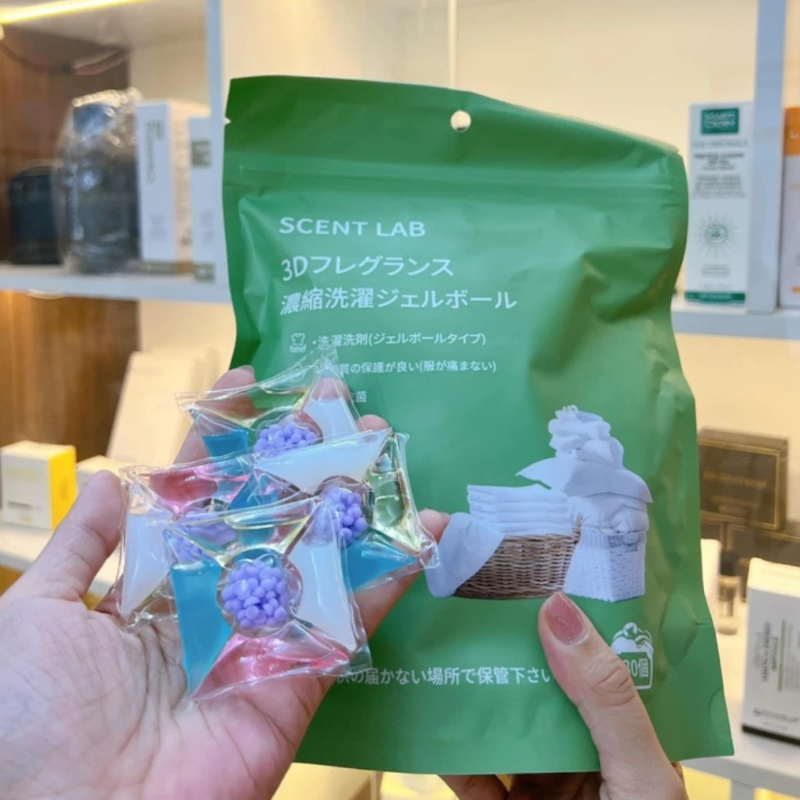 25791_vien-giat-phu-photoroom-4_20241119174221-2.png Viên Giặt Xả SCENT LAB 5in1 Nhật Bản Dạng Hộp Cao Cấp 30 Viên - 6977239070323