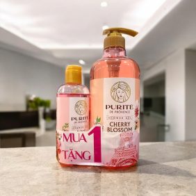 Sữa Tắm Trắng Da Purité Hương Hoa Anh Đào Cherry Blossom 850ml