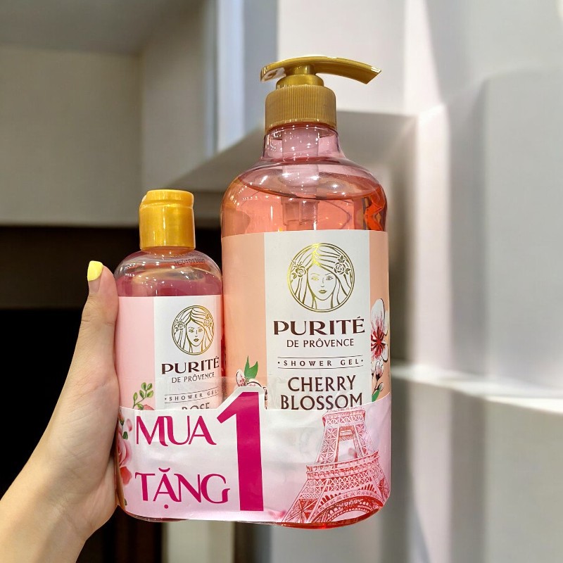 Sữa Tắm Trắng Da Purité Hương Hoa Anh Đào Cherry Blossom 850ml Sữa Tắm Trắng Da Purité Hương Hoa Anh Đào Cherry Blossom 850ml