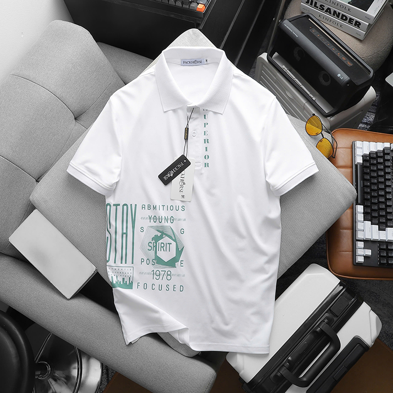 25801_z6058025269243-002bd665cdbebba97092ab018effcd1d_20241122144738-2.jpg Áo Thun Nam Cổ Bẻ Pack Horse In Chữ Stay 1978 Cao Cấp (Có Size 3x) - CS238