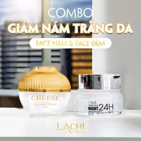 Combo Kem Face Lachi Cheese (Kem Face Nám 20g + Kem Face Ban Đêm 24H 10g) NT Cosmetics