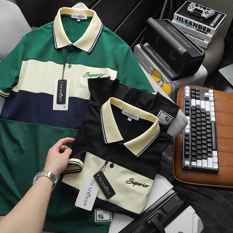 25841_z6080315391789-597e22a570d1566526428f63ac81c890_20241206103020-1.jpg Áo Thun Nam Cổ Bẻ Pack Horse Thêu Logo Superior Trước Ngực (Có Size 3X) - CS241