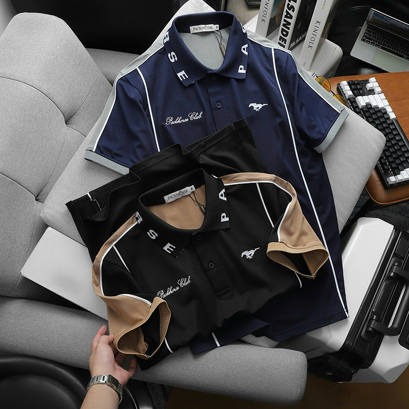 25882_z6123476598013-33f0ace011870f740d7a0db06d74bab7_20241214173830-12.jpg Áo Thun Polo Nam Thêu Logo Con Ngựa & Chữ Packhorse Club (Có Size 3XL) - AB528