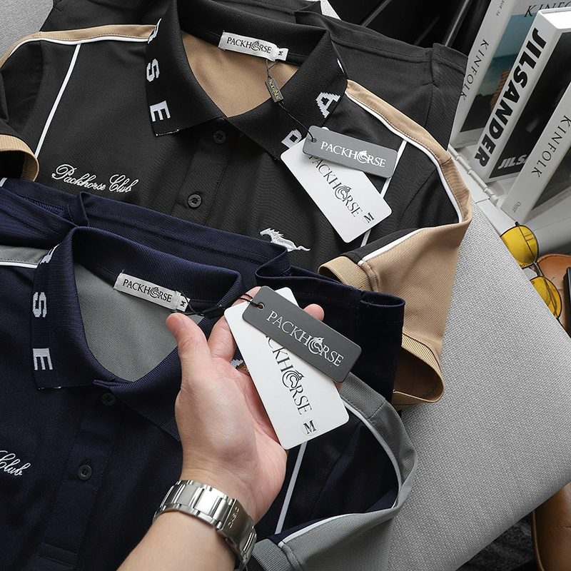 Áo Thun Polo Nam Thêu Logo Con Ngựa & Chữ Packhorse Club (Có Size 3XL) Áo Thun Polo Nam Thêu Logo Con Ngựa & Chữ Packhorse Club (Có Size 3XL)