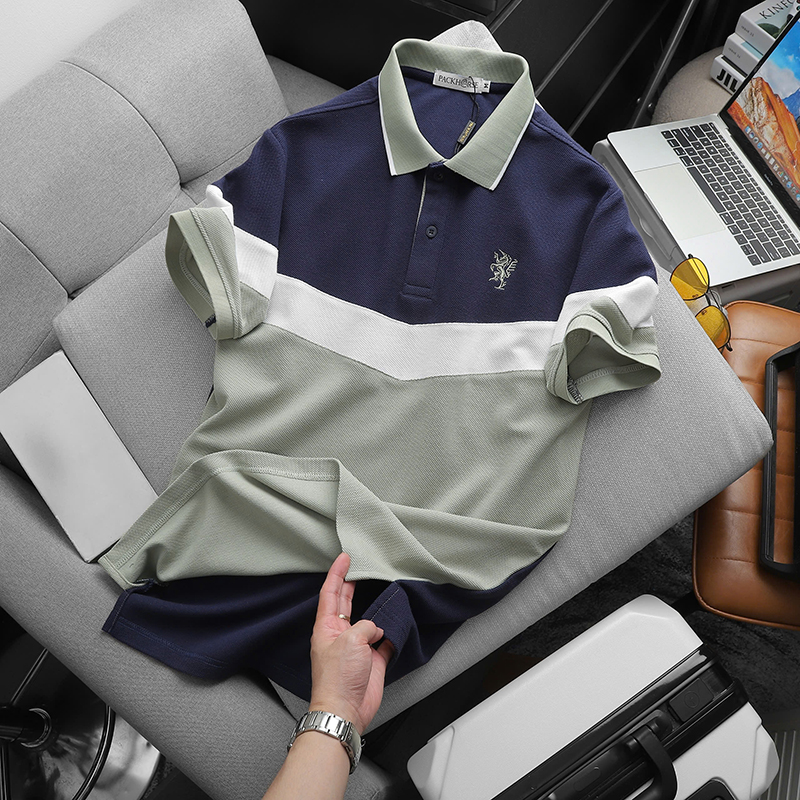 25891_z6138356002237-d339282be83868587177218b45cc80bd_20241218162233-13.jpg Áo Thun Polo Nam Phối Ba Màu Thiêu Logo Trước Ngực (Có Size 3x) - AB533