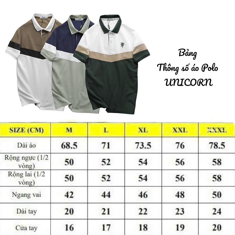 Bỏ sỉ áo Thun Polo Nam Phối Ba Màu Thiêu Logo Trước Ngực (Có Size 3x) Bỏ sỉ áo Thun Polo Nam Phối Ba Màu Thiêu Logo Trước Ngực (Có Size 3x)