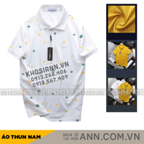 Áo Thun Nam Polo In Họa Tiết Tết (Có Size 3X) - CS244