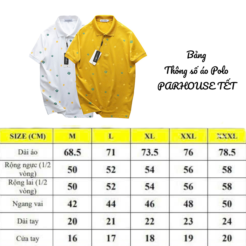 Giá sỉ áo Thun Nam Polo In Họa Tiết Tết (Có Size 3X) Giá sỉ áo Thun Nam Polo In Họa Tiết Tết (Có Size 3X)