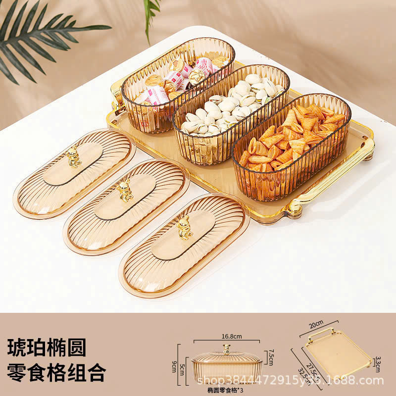 Giá sỉ bộ 3 Hộp Mứt Dài Nắp Gấu - Khay Đựng Mứt Tết Bánh Kẹo Chia Ngăn - Hũ Đựng Hoa Quả Bằng Nhựa 32,5x20x3,3cm & 16,8x9x7,5cm Giá sỉ bộ 3 Hộp Mứt Dài Nắp Gấu - Khay Đựng Mứt Tết Bánh Kẹo Chia Ngăn - Hũ Đựng Hoa Quả Bằng Nhựa 32,5x20x3,3cm & 16,8x9x7,5cm