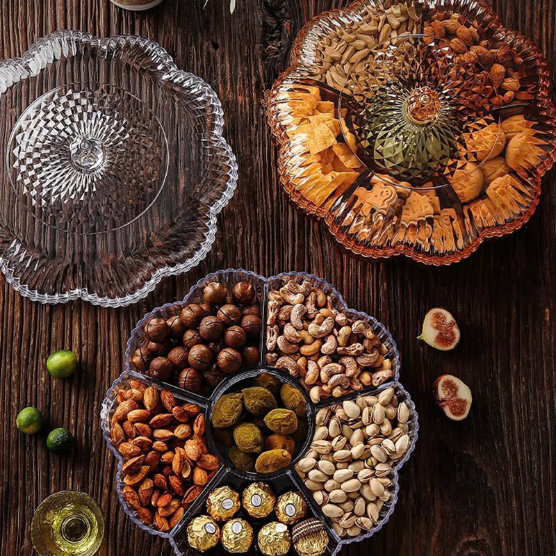 Khay Đựng Mứt Bông Mai - Khay Đựng Mứt Tết Bánh Kẹo 13.2x30cm Khay Đựng Mứt Bông Mai - Khay Đựng Mứt Tết Bánh Kẹo 13.2x30cm