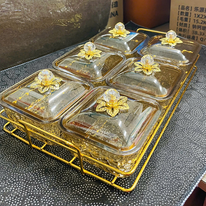 25942_z6219388237339-ea2ca7e56f7806e1055e9edbda732cf7_20250115100811-2.jpg Bộ 6 Hộp Mứt - Khay Đựng Mứt Tết - Hũ Đựng Hoa Quả Bằng Nhựa 9.5x32.4x20cm - KMBK6