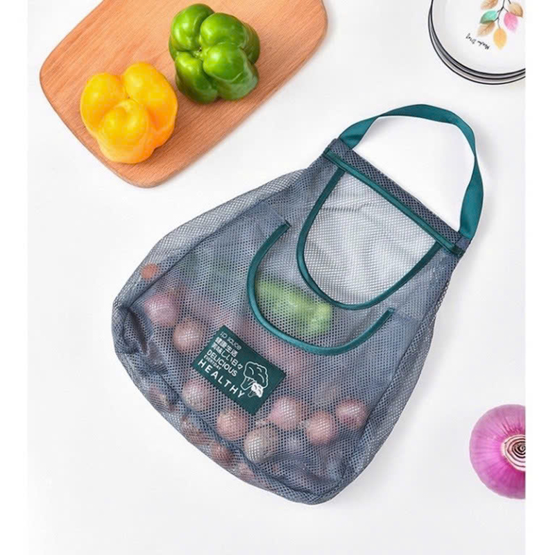 Bỏ sỉ túi Lưới Treo Trái Cây Hành Tỏi Khô - Túi Lưới Mẫu Mới 2 Ngăn Loại To Bỏ sỉ túi Lưới Treo Trái Cây Hành Tỏi Khô - Túi Lưới Mẫu Mới 2 Ngăn Loại To