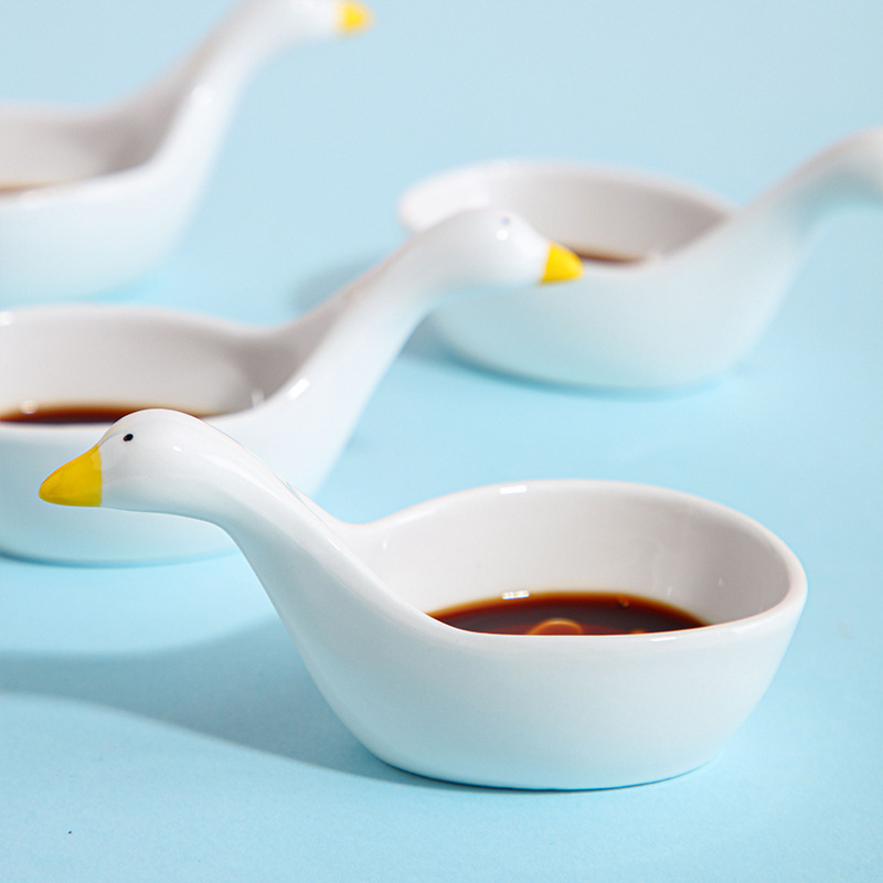 Bỏ sỉ chén Đựng Gia Vị Thiên Nga - Chén Đựng Nước Chấm Bằng Sứ 11x5.5cm Bỏ sỉ chén Đựng Gia Vị Thiên Nga - Chén Đựng Nước Chấm Bằng Sứ 11x5.5cm