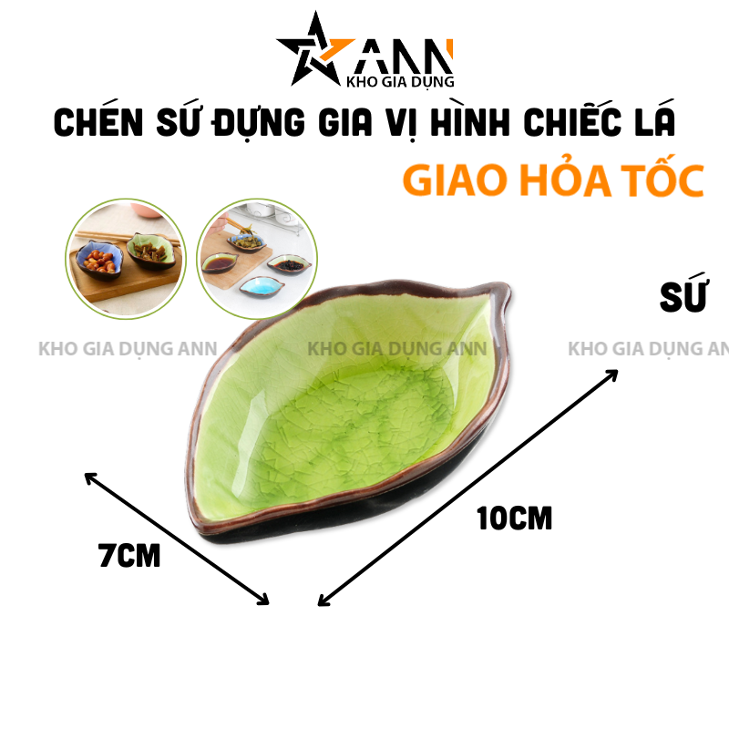 26043_374_20250320115319.png Chén Đựng Gia Vị Hình Chiếc Lá - Chén Đựng Nước Chấm Bằng Sứ 11x2,5cm - CDGV02