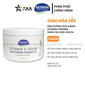 Kem Dưỡng Vitamin E Redwin With Evening Primrose Oil Dành Cho Mặt & Cơ Thể 330g - 9314807081119