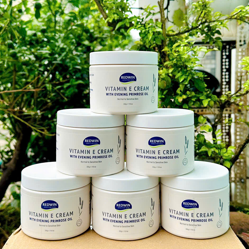 Kem Dưỡng Vitamin E Redwin With Evening Primrose Oil Dành Cho Mặt & Cơ Thể 330g Kem Dưỡng Vitamin E Redwin With Evening Primrose Oil Dành Cho Mặt & Cơ Thể 330g