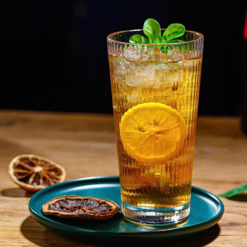 Bộ 6 Cốc Thủy Tinh Sọc Cao Sang Trong - Ly Thủy Tinh 333ml 14.3x7.4cm Bộ 6 Cốc Thủy Tinh Sọc Cao Sang Trong - Ly Thủy Tinh 333ml 14.3x7.4cm