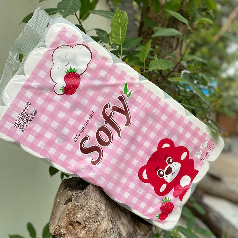 Set 28 Cuộn Giấy Vệ Sinh Sofy - Giấy Vệ Sinh Không Lõi Cao Cấp Set 28 Cuộn Giấy Vệ Sinh Sofy - Giấy Vệ Sinh Không Lõi Cao Cấp