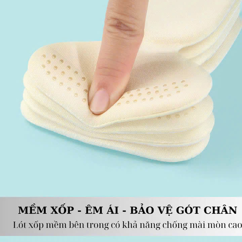 Kho sỉ set 2 Miếng Dán Lót Gót Giày 4D Chữ T- Miếng Lót Đệm Bảo Vệ Chân Kho sỉ set 2 Miếng Dán Lót Gót Giày 4D Chữ T- Miếng Lót Đệm Bảo Vệ Chân