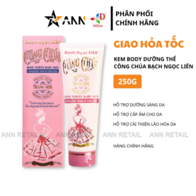 Kem Dưỡng Thể Body White Baby Skin Công Chúa Bạch Ngọc Liên 250g - Hỗ Trợ Dưỡng Sáng Da - 8936079451264