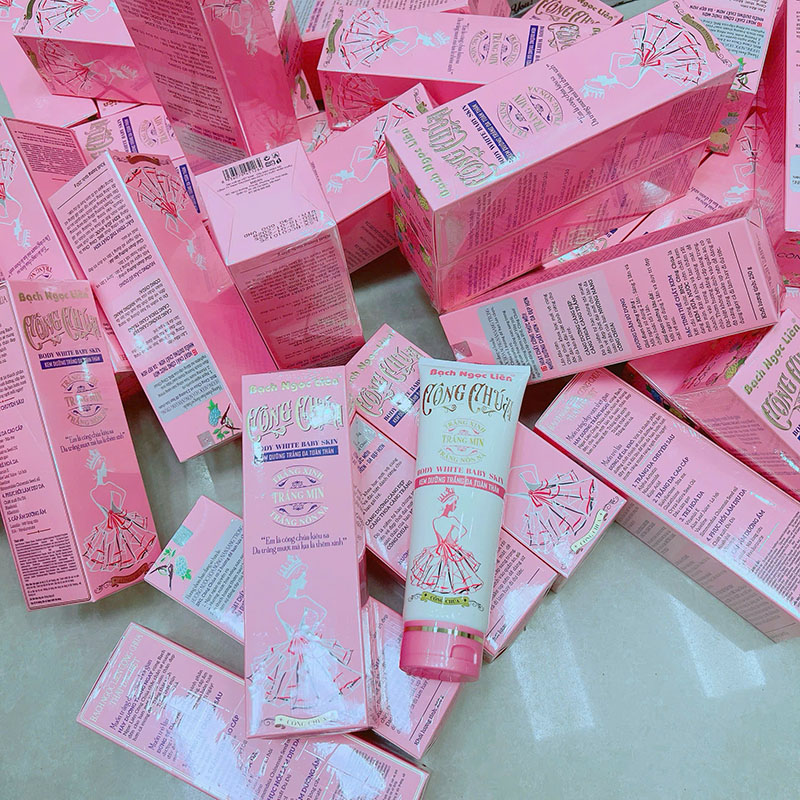 Kho sỉ kem Dưỡng Thể Body White Baby Skin Công Chúa Bạch Ngọc Liên 250g - Hỗ Trợ Dưỡng Sáng Da Kho sỉ kem Dưỡng Thể Body White Baby Skin Công Chúa Bạch Ngọc Liên 250g - Hỗ Trợ Dưỡng Sáng Da