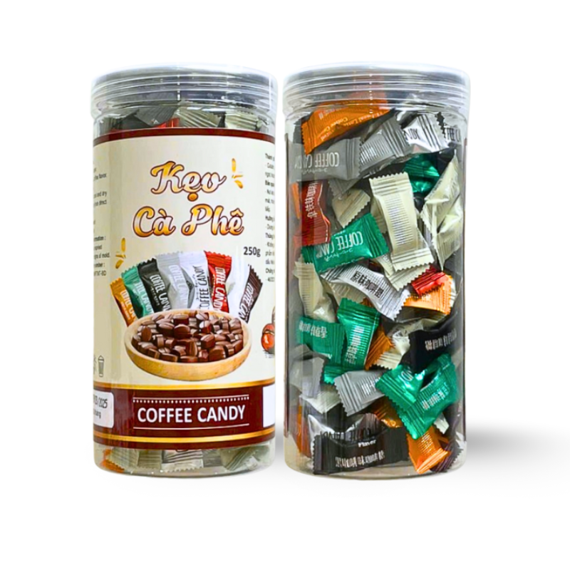 Kẹo Cà Phê Hộp 250g Hộp Kẹo Cà Phê Hộp 250g Hộp