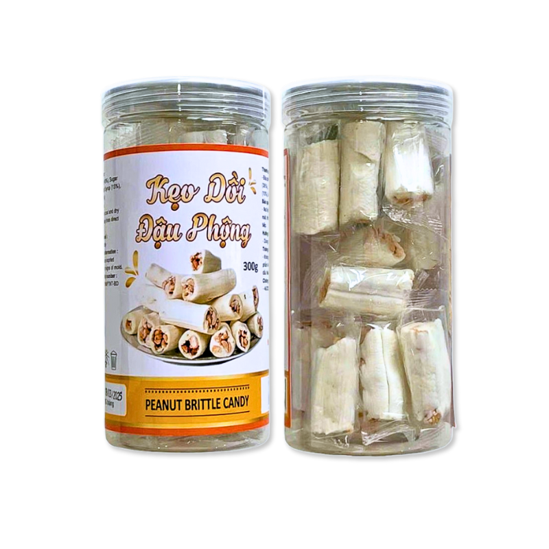 Giá sỉ kẹo Dồi Đậu Phộng Thơm Ngon Hộp 300g Giá sỉ kẹo Dồi Đậu Phộng Thơm Ngon Hộp 300g