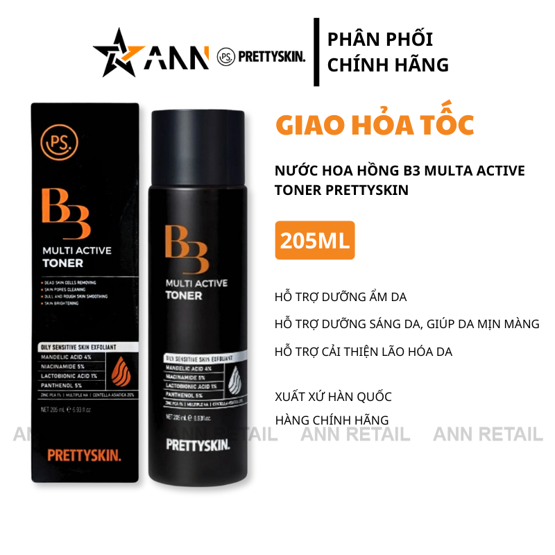 26158_2_20250322161329-3.png Nước Hoa Hồng B3 Multi Active Toner Prettyskin 205ml - 8809733218780