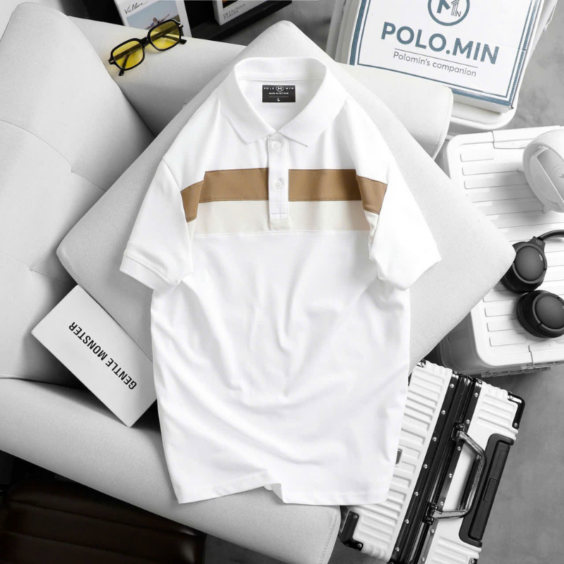 26201_cs256-7_20250401164940-13.png Áo Thun Nam Cổ Bẻ Phối Hai Sọc Ngang Trước Ngực Trẻ Trung (Có Size 3XL) - CS256