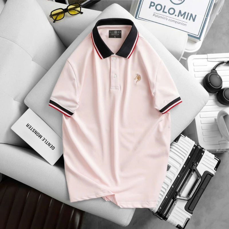 26203_cs258-3_20250401173659-4.png Áo Thun Nam Cổ Bẻ Thêu Logo Con Ngựa Viền Bo Tay Áo Bền Đẹp - CS258